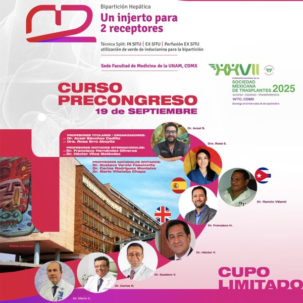 CURSO-TALLER BIPARTICIÓN HEPATICA, UN INJERTO PARA DOS RECEPTORES